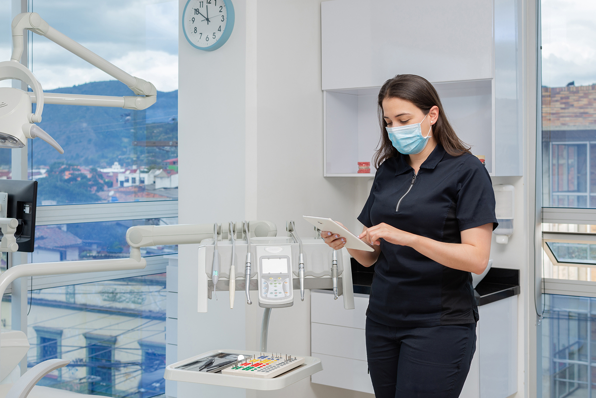Dental implant consultation room