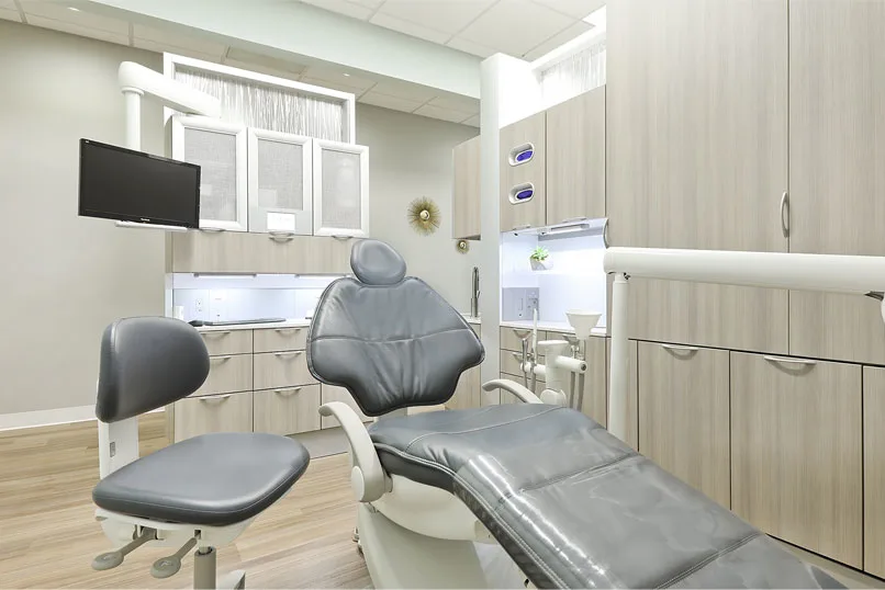 Treatment room at Advanced Dental of Monroe